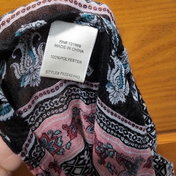 2pc Women's  Floral(Flower) Print Scarfs - Picture 2 of 6